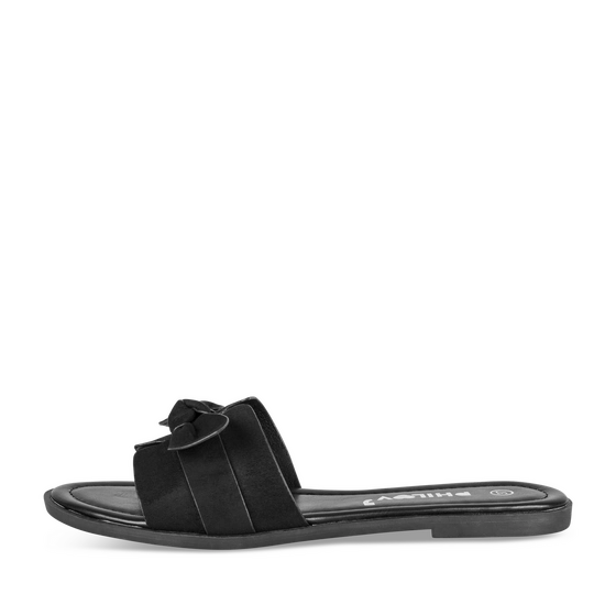 Slippers_avec_talon ZWART Dames
