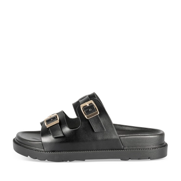 Slippers_avec_talon ZWART Dames
