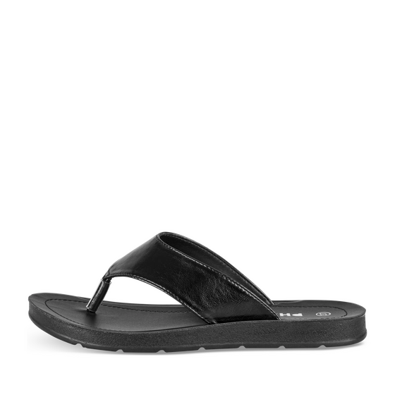 Teenslippers_avec_talon ZWART Dames