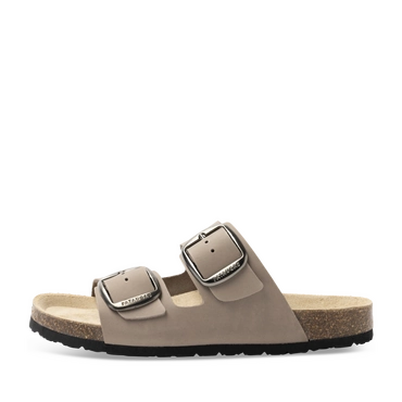 Slippers_avec_talon TAUPE Dames