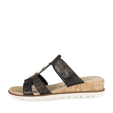 Slippers_avec_talon PEWTER Dames