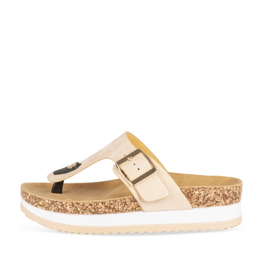 Teenslippers_avec_talon NUDE Dames