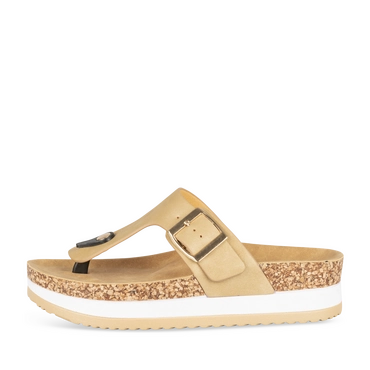 Teenslippers_avec_talon KASTANJEBRUIN Dames