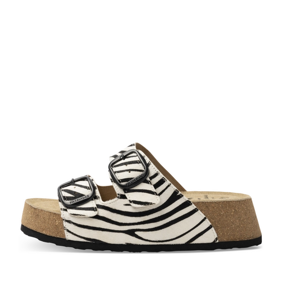 Slippers_avec_talon ZEBRA Dames