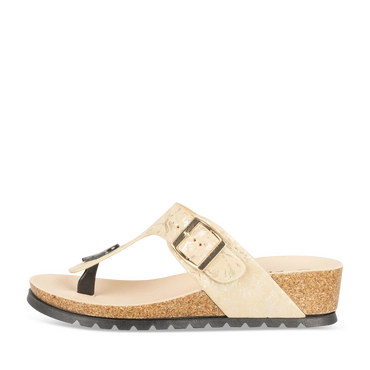 Teenslippers_avec_talon BEIGE Dames