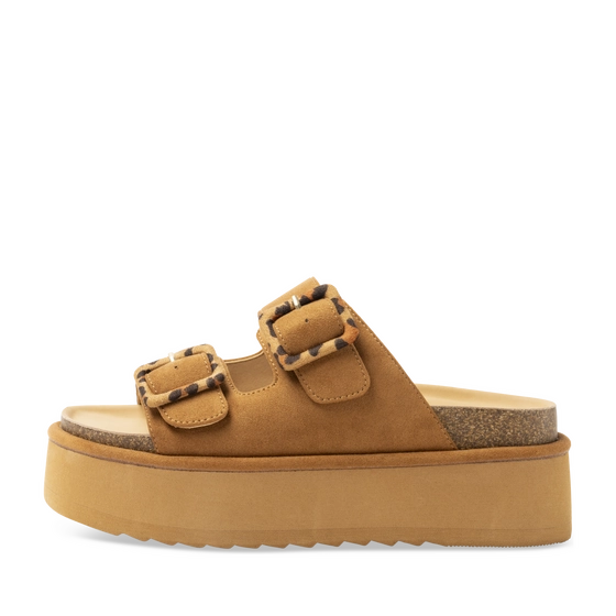 Slippers_avec_talon KASTANJEBRUIN Dames