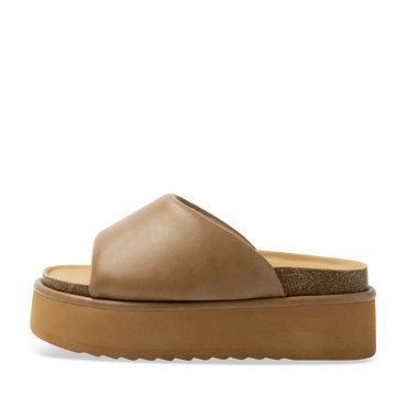 Slippers_avec_talon KASTANJEBRUIN Dames