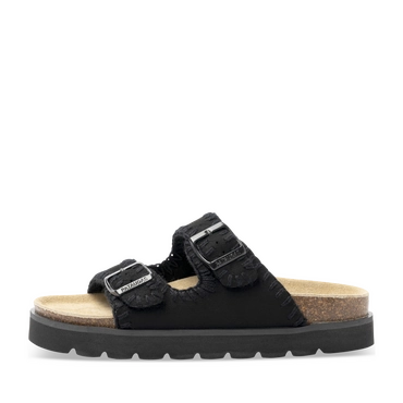 Slippers_avec_talon ZWART Dames