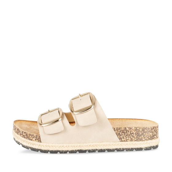 Slippers_avec_talon TAUPE Dames