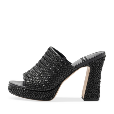 Slippers_avec_talon ZWART Dames