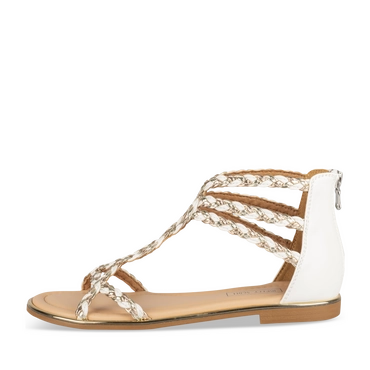 Sandales BLANC/OR Femme