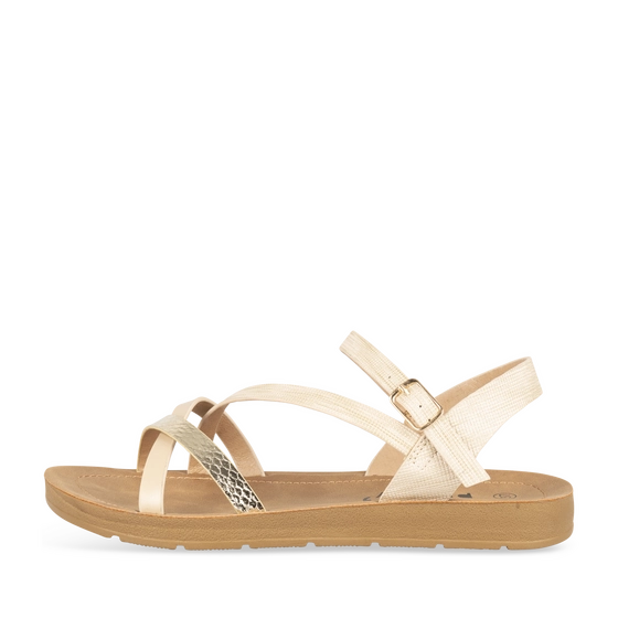 Sandales BEIGE/OR Femme