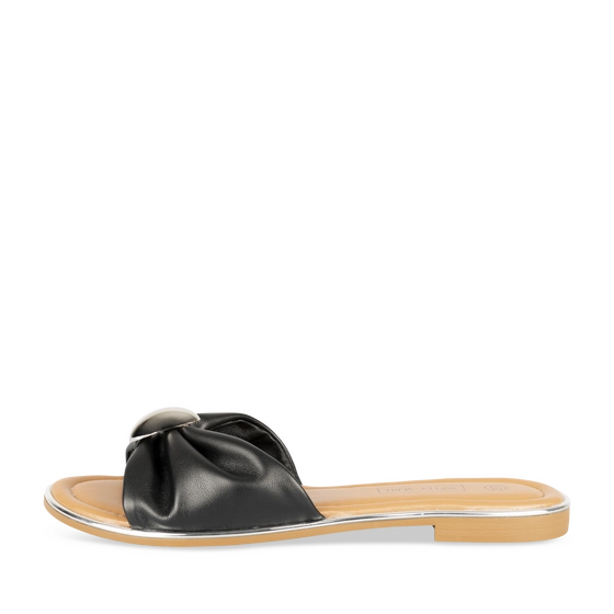 Slippers_avec_talon ZWART Dames
