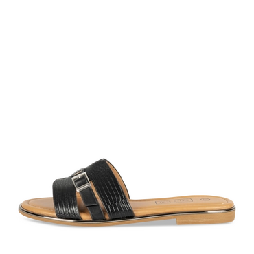 Slippers_avec_talon ZWART Dames