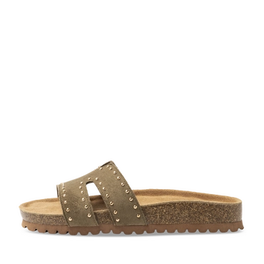 Slippers_avec_talon KAKI Dames