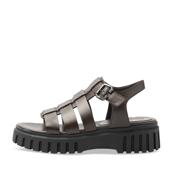 Sandalen_avec_talon KASTANJEBRUIN Dames