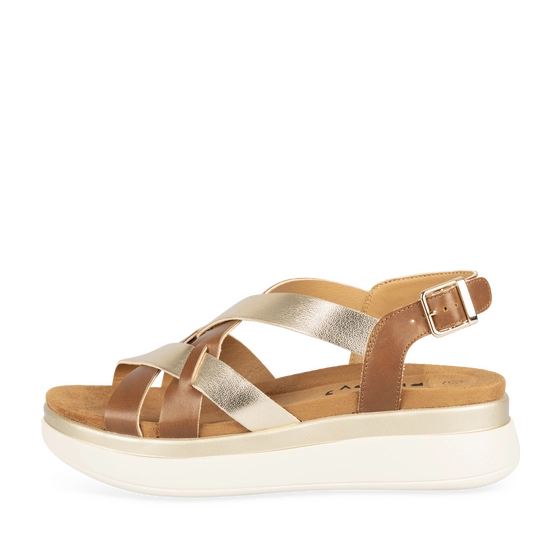 Sandalen_avec_talon COGNAC/GOUD Dames