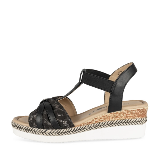 Sandalen_avec_talon ZWART Dames