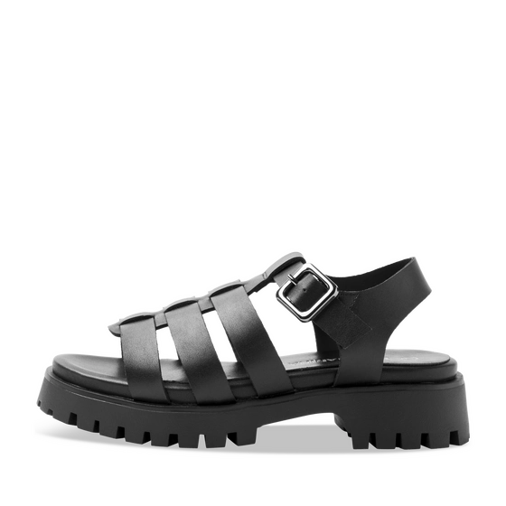 Sandalen_avec_talon ZWART Dames