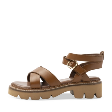 Sandales COGNAC Femme
