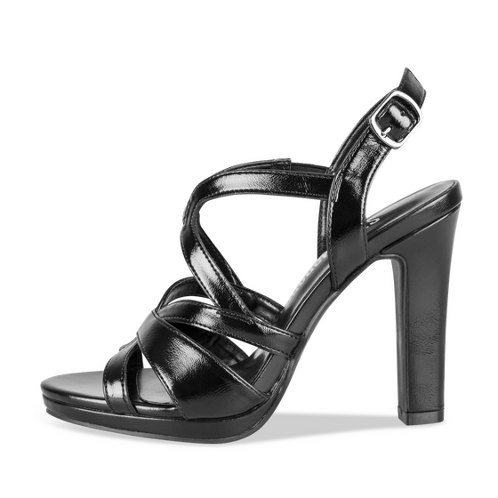 Sandalen_avec_talon ZWART Dames