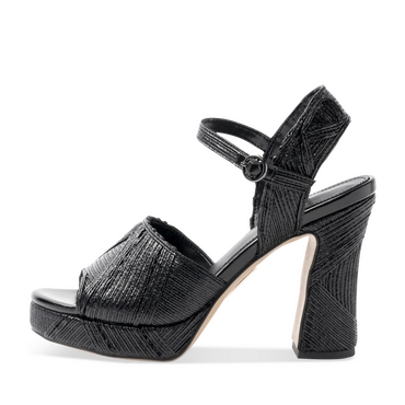 Sandalen_avec_talon ZWART Dames