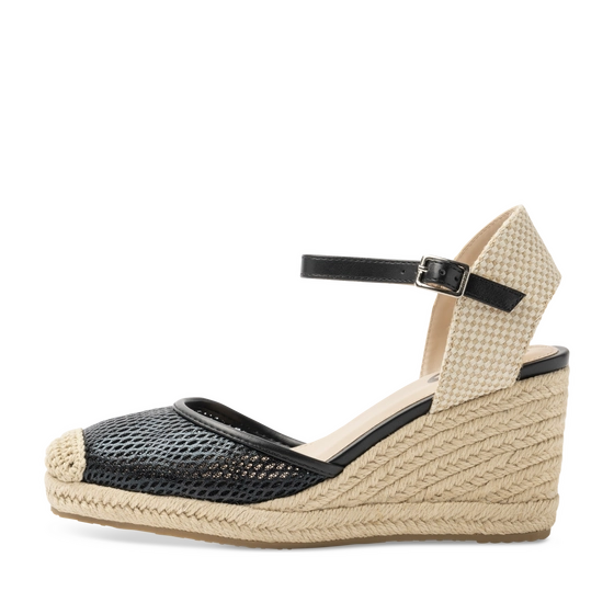 Espadrilles_avec_talon ZWART Dames