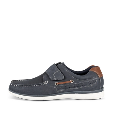 Mocassins MARINE/COGNAC Homme