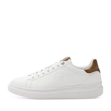 Baskets BLANC/MARRON Homme