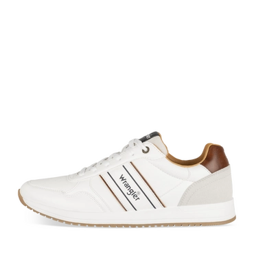 Sneakers WIT/KASTANJEBRUIN Heren