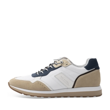 Baskets BLANC/MARINE Homme