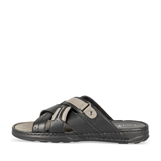 Mules NOIR/GRIS Homme