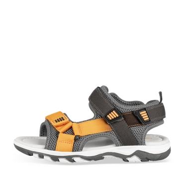 Sandales GRIS/ORANGE Garçon