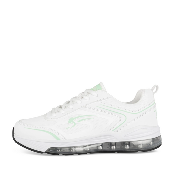Baskets BLANC/VERT Femme