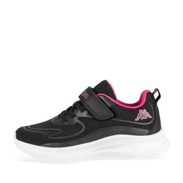 Baskets NOIR/ROSE Fille