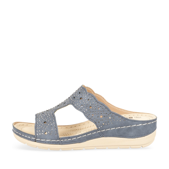 Mules MARINE Femme