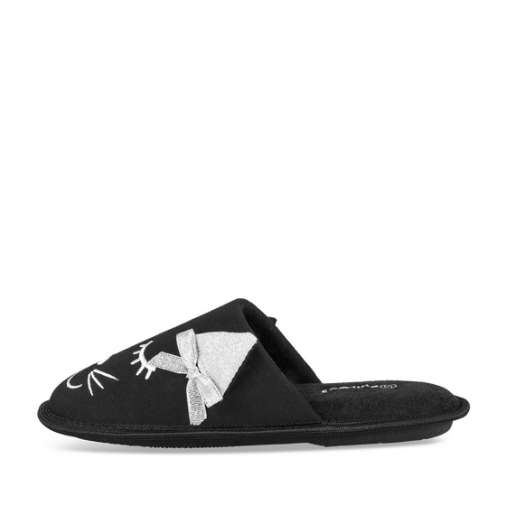 Pantoffels_avec_talon ZWART Dames