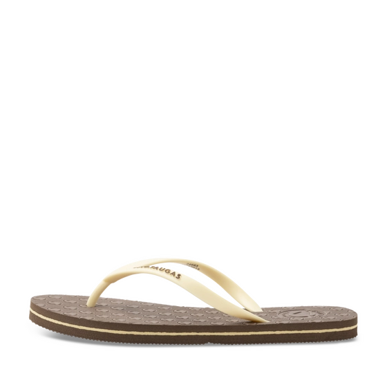 Tongs JAUNE Femme
