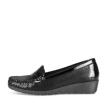 Mocassins_avec_talon ZWART Dames