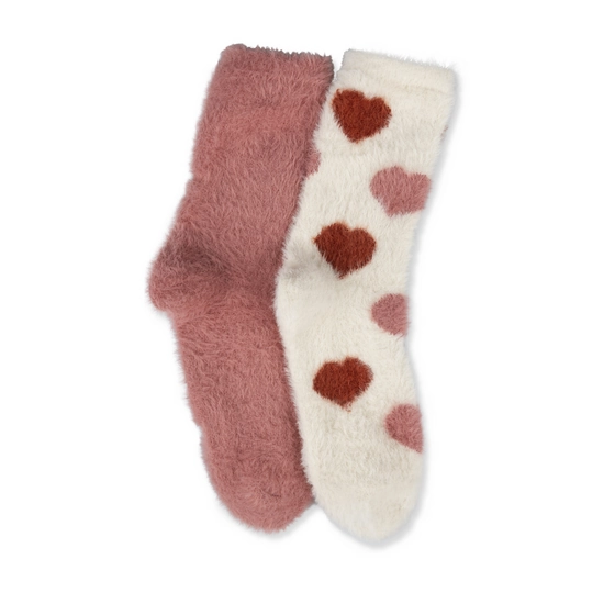 Chaussettes ARGENT / ROSE Femme