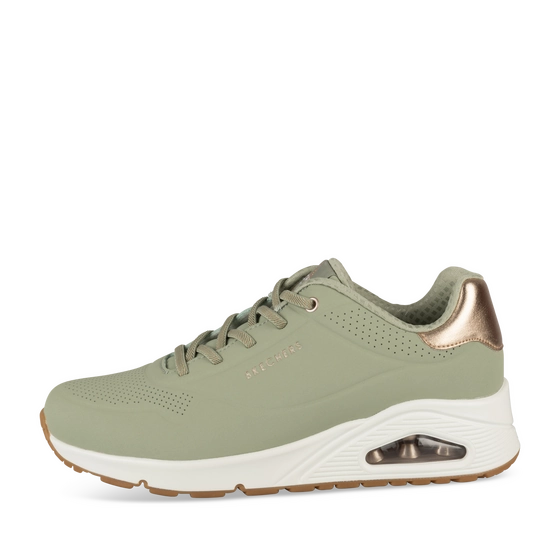 Baskets UNO SHIMMER AWAY KAKI Femme