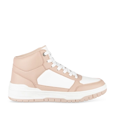 Baskets BLANC/ROSE Femme