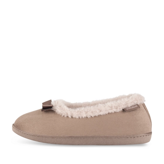 Chaussons TAUPE Femme