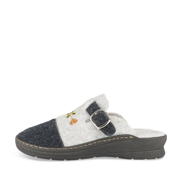 Pantoffels_avec_talon GRIJS Dames