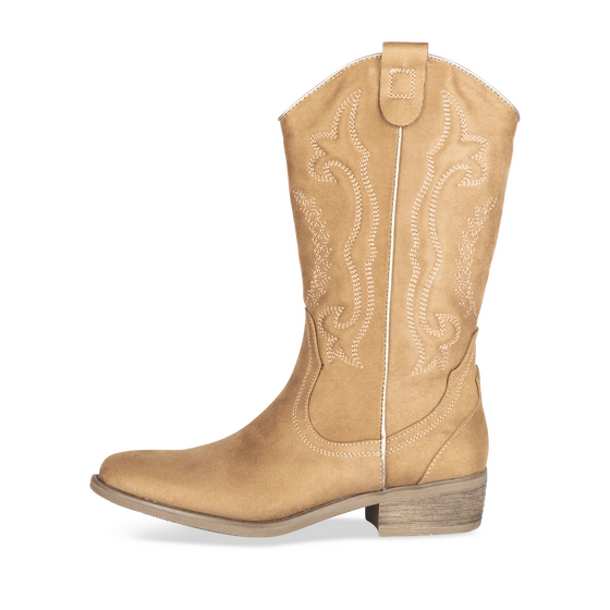 Laarzen_avec_talon BEIGE Dames