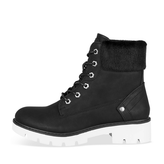 Enkellaarsjes NAVY Dames