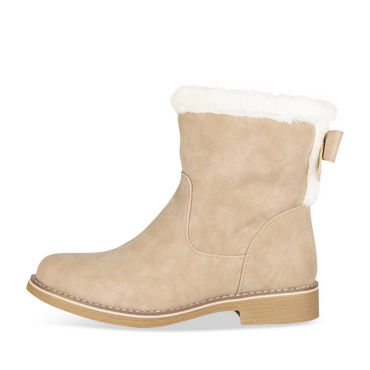 Enkellaarsjes BEIGE Dames