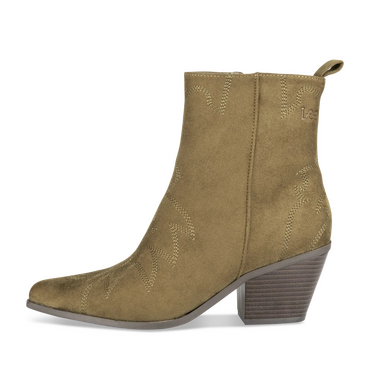 Enkellaarsjes KAKI Dames