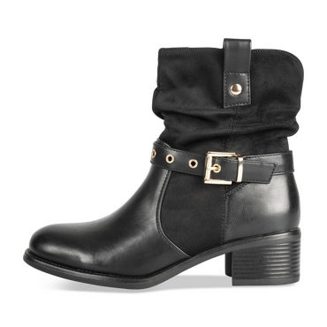 Enkellaarsjes ZWART Dames