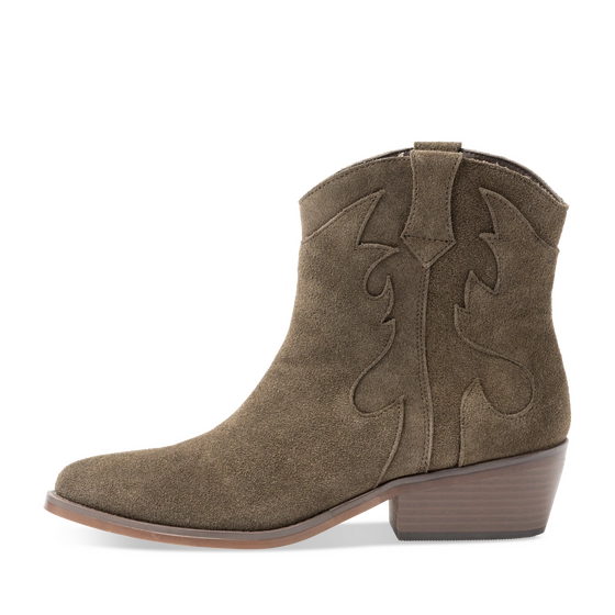 Enkellaarsjes TAUPE Dames
